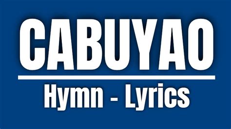 cabuyao hymn lyrics|Cabuyao .